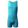 CSMARTE Hombro Bóxer Ropa de Lucha Libre Estilo Traje de Baño de Competición Ropa Interior para Hombre, Shorts, Ropa Interior, Para Hombre, Ropa Interior de Una Pieza, (Azul L)