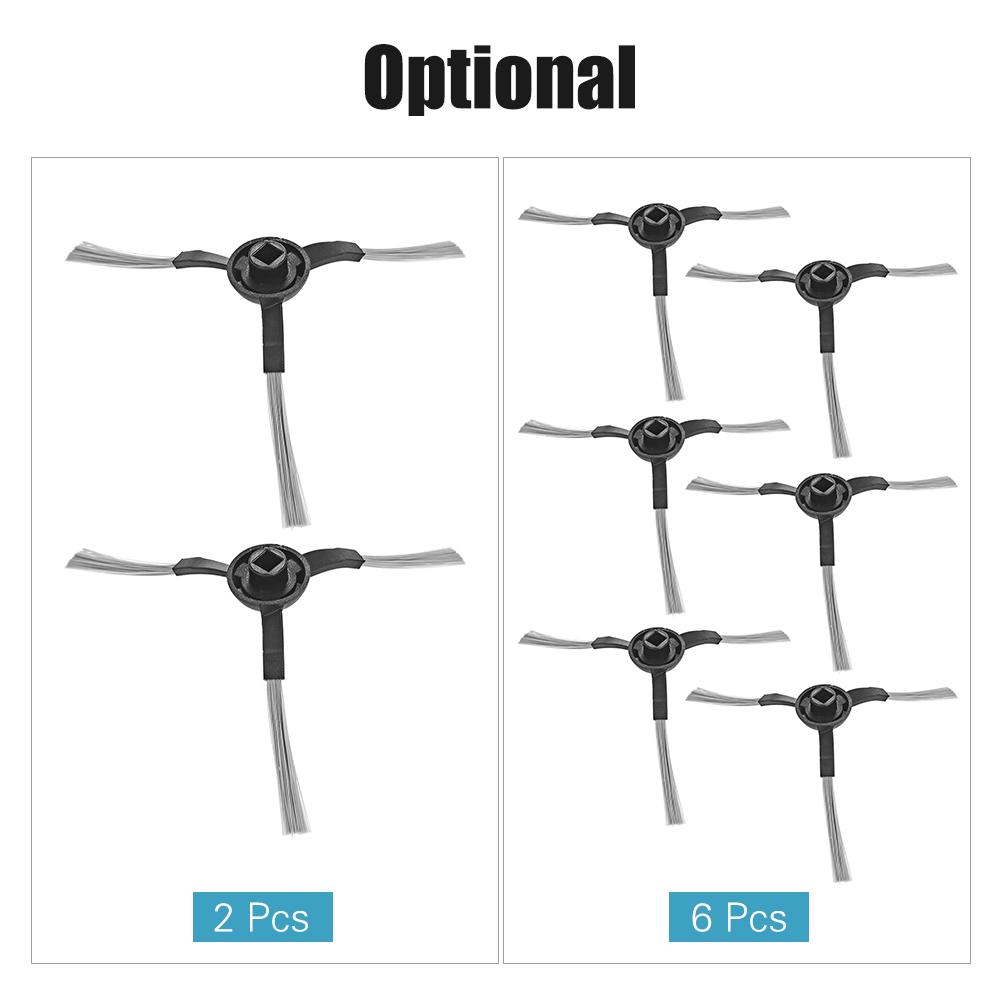 Replacement Side Brush 3-Armed Vacuum Cleaning Robots Side Brushes Robot Vacuums Parts Spinning Side Brush Replacement for MIJIA STYJ02YM 6 Pack