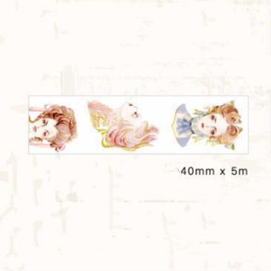 Beautiful Wash Tape Flower Plant Japanese Masking Adhesive Tape Decors Scrap Booking Sticker Label