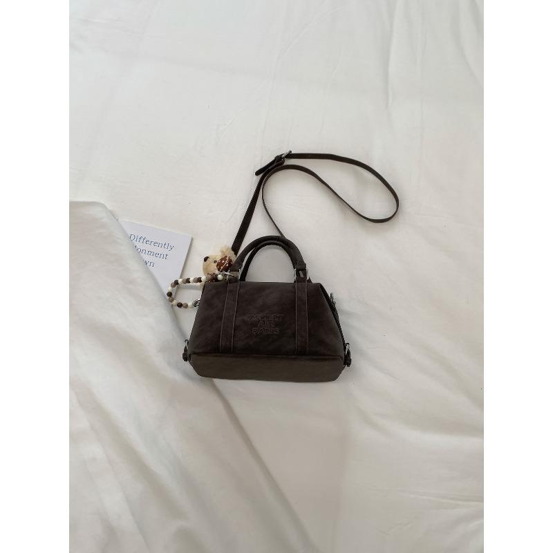 Borsa Boston alla Moda da Mano per il Pendolarismo, Borsa a Tracolla per il Lavoro, Semplice Borsa Piccola da Mano per l'Ufficio