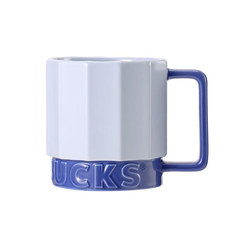 Starbucks Blue Geometric Ceramic Mug