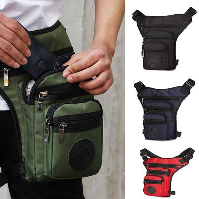 Mens Bags Tactical Motorcycle Riding Hip Pack Waist Thigh Bag