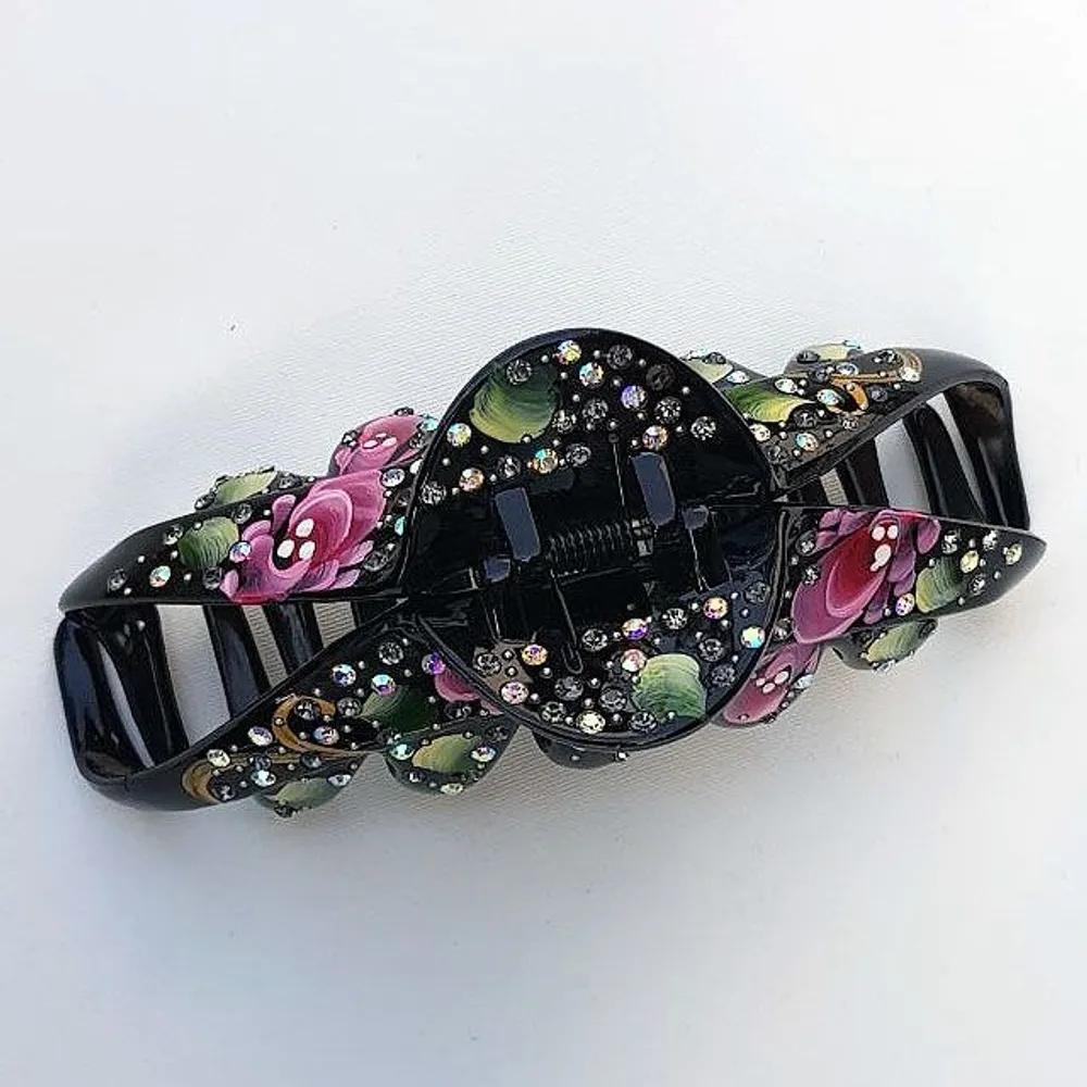 Flower cubic hairpin, hair clip, claw clip, large pin