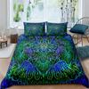Bohemian Lotus Mandala Flower Bedding Set Twin Queen Size Duvet Cover Pillowcase for Kids Adults Home Textile