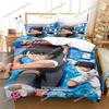 3D Printed Anime Captain Tsubasa Bedding Set Boys Girls Twin Queen Size Duvet Cover Pillowcase Bed Kids Adult Home Textileextile