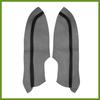 1 Pair Synthetic Leather Car Front Door Panels Armrest Cover Black for Honda Civic 2006-2011 Sedan Vehicle Components