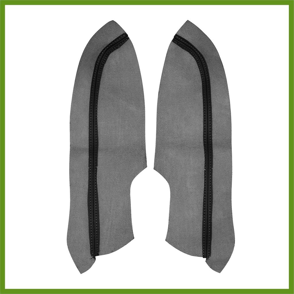 1 Pair Synthetic Leather Car Front Door Panels Armrest Cover Black for Honda Civic 2006-2011 Sedan Vehicle Components