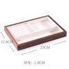 Walnut Jewelry Display Stand Combination Set Jewelry Display Ring Jewelry Look Pallet Necklace Display Model Stand