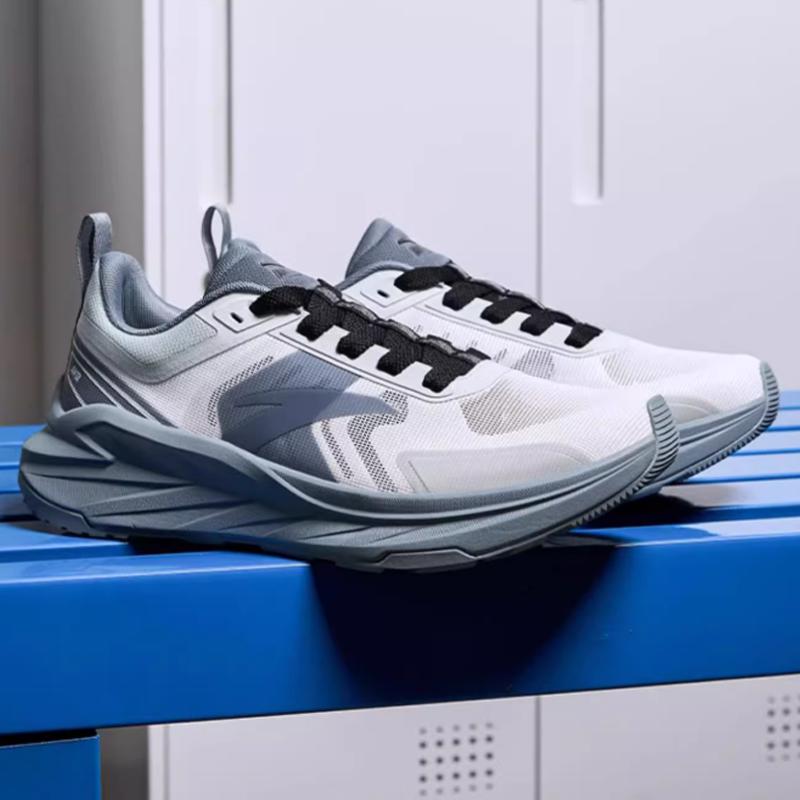 Anta Wanshan Comfortable Versatile Fashion Non-Slip Wear-Resistant Breathable Low-Top Training Shoes Men sneaker Gray 912528892-3