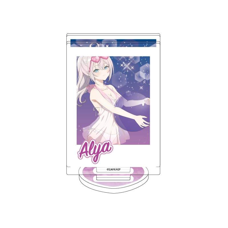 

next door who sometimes whispers in Russian 01 Arya Night Pool Acrylic stand plate Arya-san ver. [Original illustration]