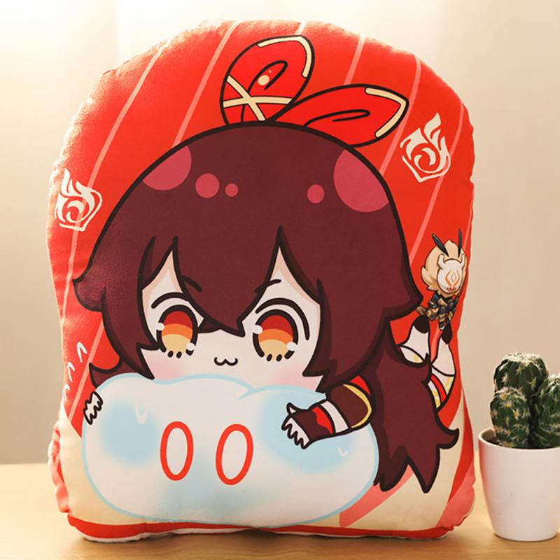 Genshin Impact Plush Pillow Doll Game Anime Cartoon Cosplay Slime Pillow For Kids Fans Gifts