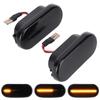 2Pcs LED Side Marker Lights Fender Turn Indicator Lamp Car Modification Smoked