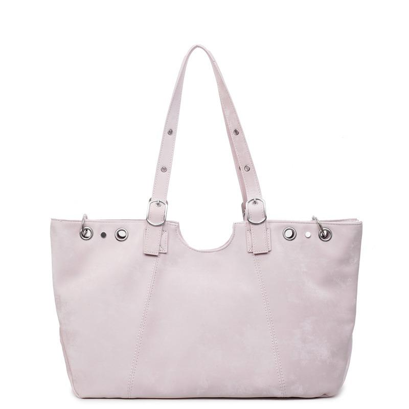 Single-shoulder Bag Women's Niche Commuting Retro Bag Riveted Hot Girl Motorcycle Underarm Bag