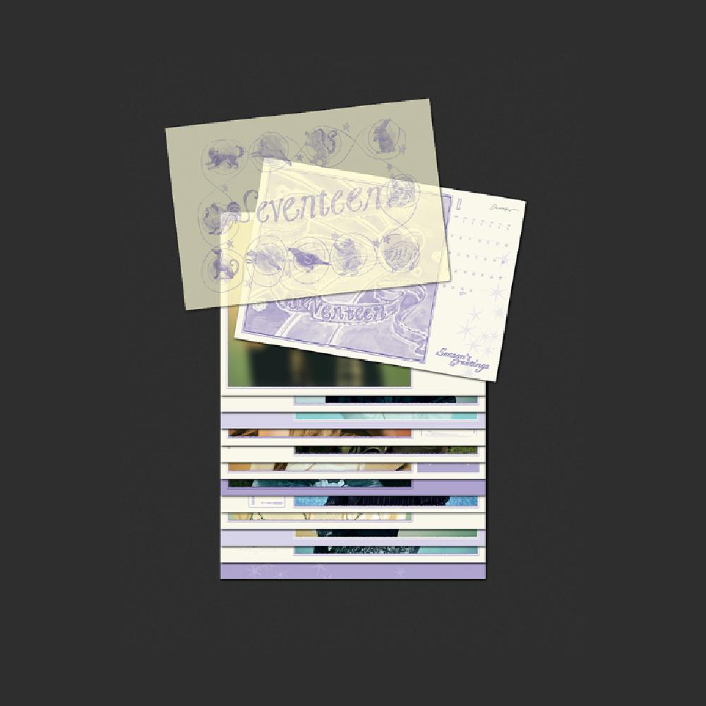 2. předobjednávka SEVENTEEN 2026 Season's Greetings nebo Nástěnný kalendář & Weverse POB
