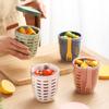 Tazze da Colazione Portatili Yogurt Insalata Cereali Noci Frutta Set Contenitori Tazza Fruttata con Forchetta Conservazione Alimenti Scatola Bento Pranzo