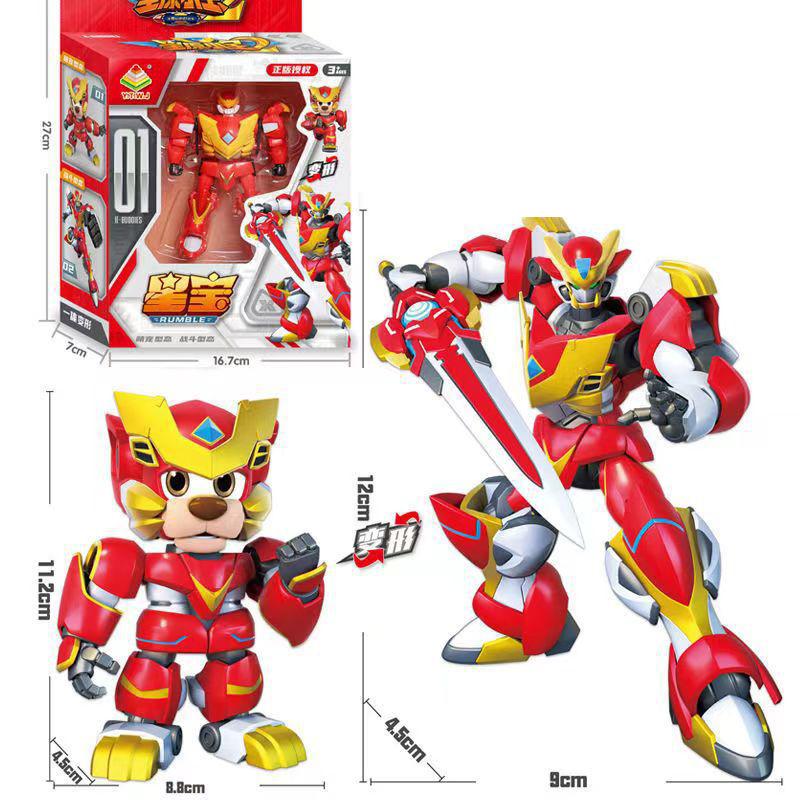 

New anime action transformation robot children s toy holiday gift