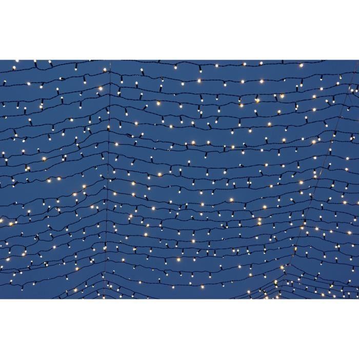 Yogy Solar Solar Light Garland - LUMI JARDIN - 200 LED - 1700 Cm - Warm White