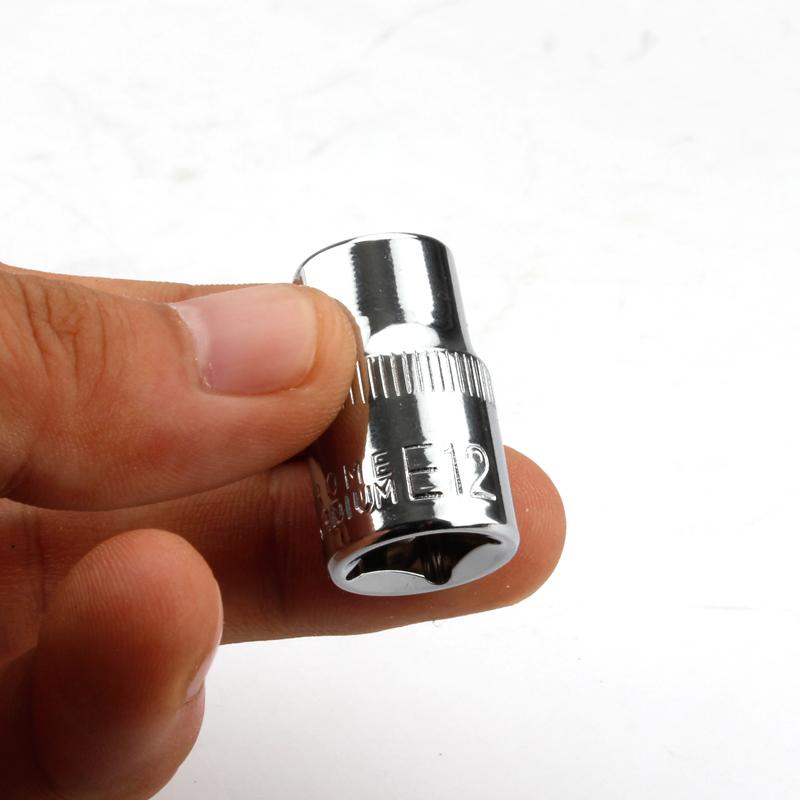 8pcs 3/8" torx star socket set e type E8 E10 E11 E12 E14 E16 E18 E20 hand repair tools