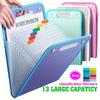 13-Pocket A4 Vertical File Folder Organizer with Binder - Heavy-Duty Expandable Folder, Pockets & Dividers Suitable