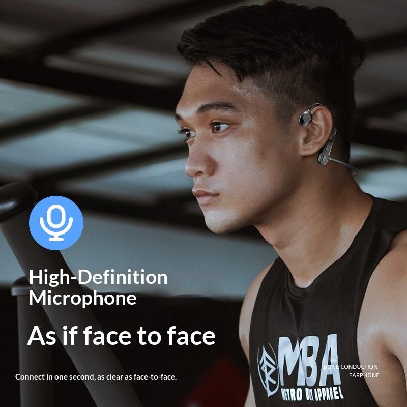 Universal Bone Conduction Headset Wireless Bluetooth Headphones Neckband Gaming Earphones