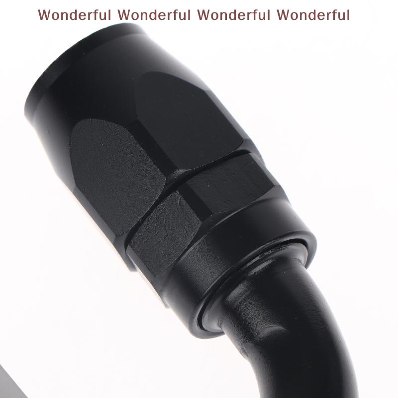 180 Degree AN4 AN6 AN8 AN10 Hose End Fitting Swivel Adapter High Strength Oil Cooler Connector for Workshop