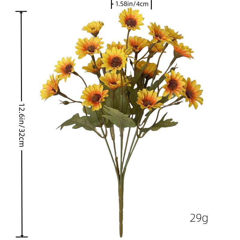 Autumn Color Daisy Bouquet - Small Wild Chrysanthemums for Home Decoration