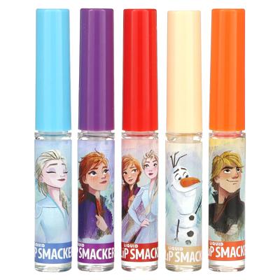 Disney Frozen, Liquid Lip Gloss, Variety Pack, 5 Packs, 0.45 Fl Oz (14 Ml)
