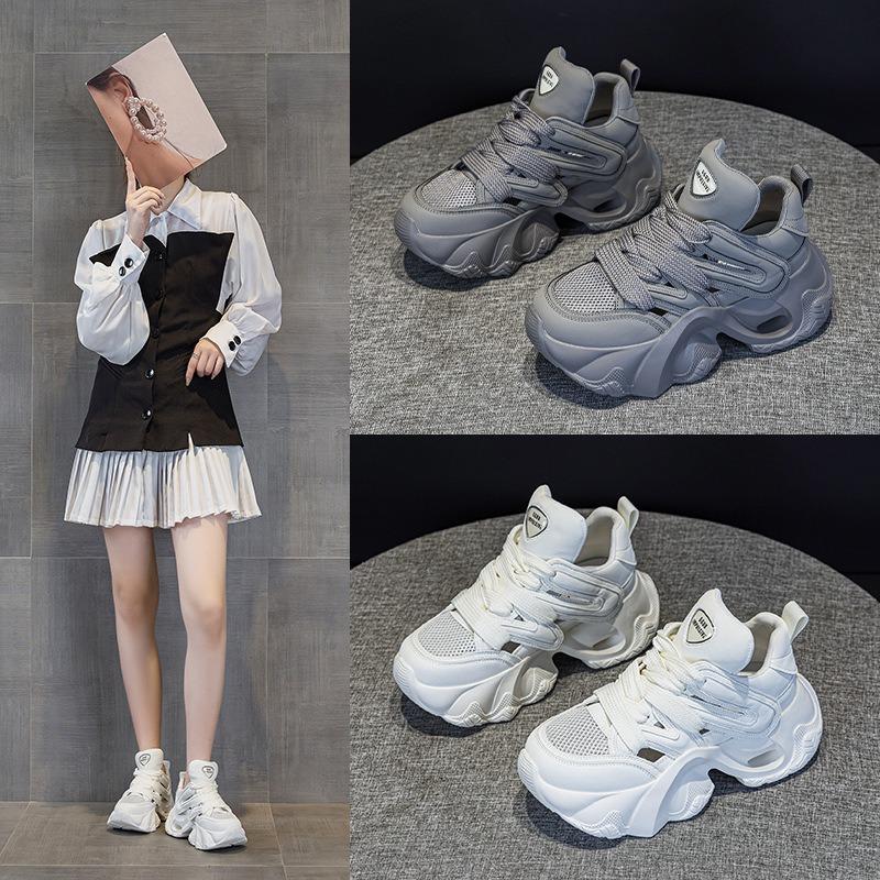 11886 Dad Shoes Women's Summer Mesh Breathable Versatile Dad Shoes Student Sports and Leisure Shoes
