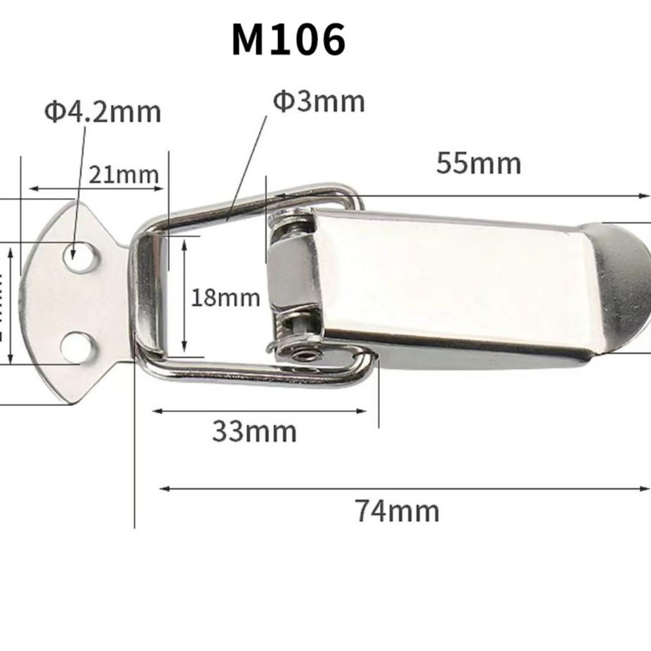 Stainless Steel Duckbill Spring Latch for Hardware and Furniture Leather Cases