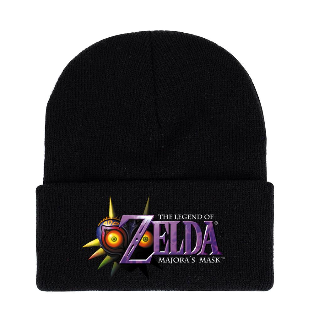 Of Legend Zelda Printed Knit Hat With Ear Protection For Game Enthusiasts