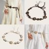 Handgewebte Taillenkordel im ethnischen Stil für Damen mit Bindedesign für Sommer-Outfits