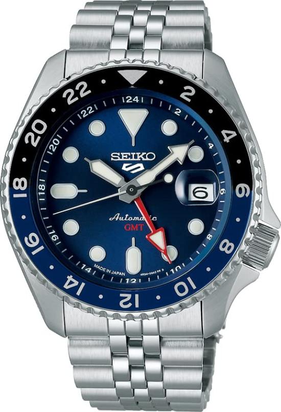 

[Годинник Seiko] Five Sports GMT SPORTS STYLE SBSC003 чоловічий срібний