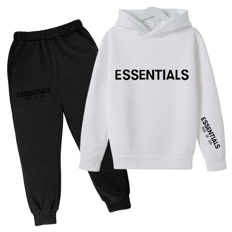 FEAR OF GOD Duplex Essentials Children's Suit Chest Hot Printing Children's Hoodie T