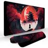 Samurai And The Red Sun Gaming Mouse Pad Nonslip Durable Desk Mat Pc Accessories Mousepads Katana Gaming Mats Tapis De Souris