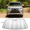 For Lexus GX460 2010-2022 Car Windshield Sun Shade Cover Foldable Front Window Sun Visor Blocks UV Sunshade Cover