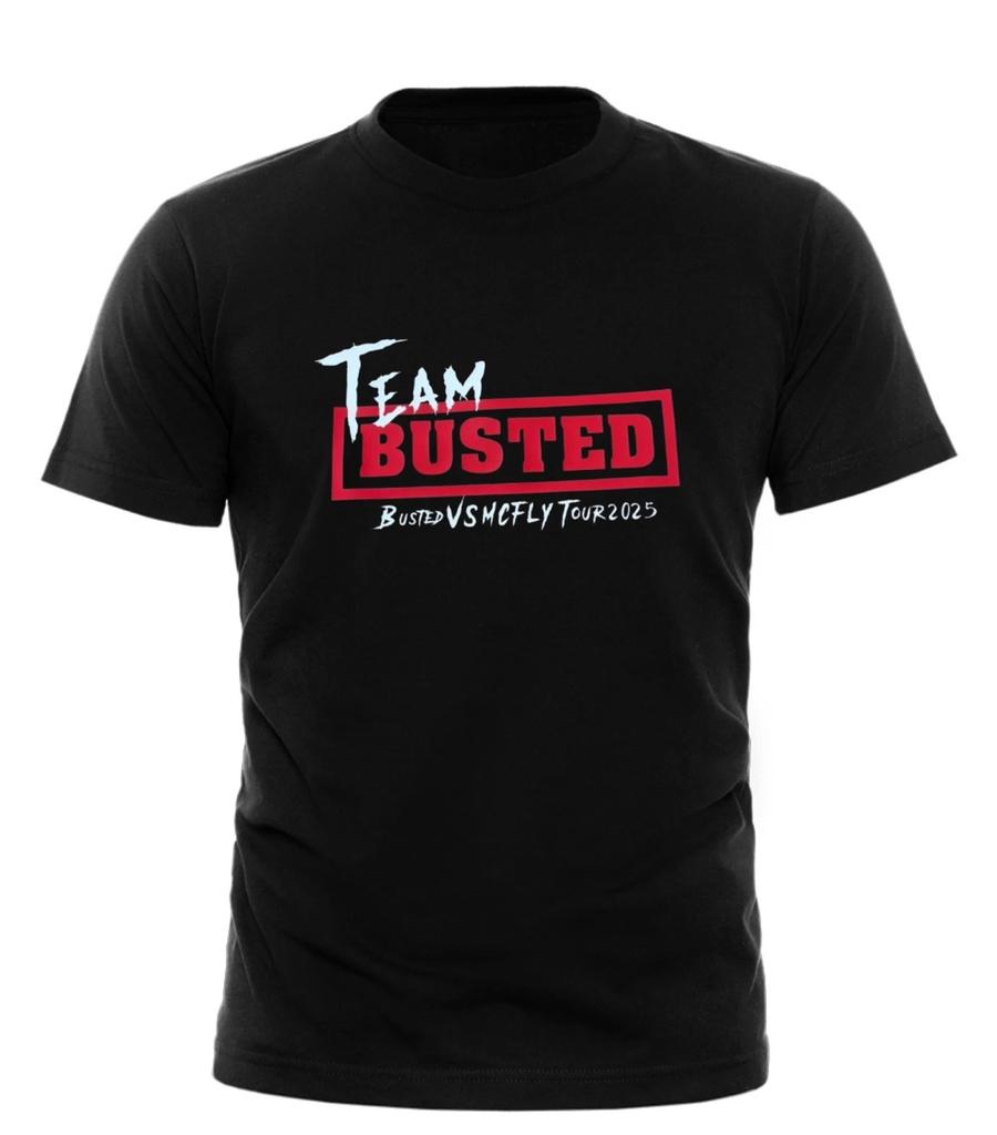 Busted vs McFly - Team Busted Tour T-Shirt Fan Unisex adult all sizes