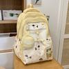 Japanese Ins Cute Girl Joker High Capacity Junior and Senior High School Students' Schoolbags Leisure Backpacks Tide Backpack.