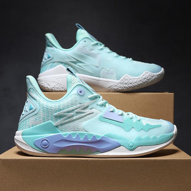 Crazy 5 nitrogen technology basketball shoes children's ultra-light small size luminous sneakers students non-slip shock absorption friction has sound