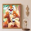 DIY Diamond Painting 5d Chip 'n' Dale Full Diamond Cross Stitch Living Room Bedroom Decoration Painting