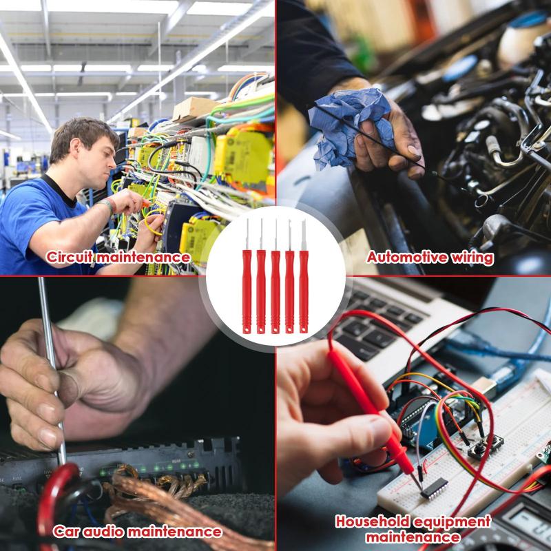 

36Pcs Terminal Pin Removal Tool Kit Stainless Steel Pin Extractor Tool Reusable Electrical Wire Connector Pin Release Tool Auto 1set