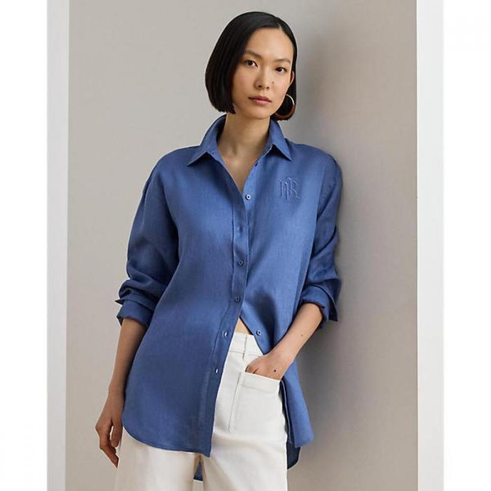 Lauren Ralph Lauren Relaxed Fit Linen Shirt Wmlrshts6820549400 S