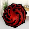 1 Stück Game of Thrones Winddichter Automatischer Regenschirm, Leicht für Damen/Herren, Perfektes Weihnachtsgeschenk a0811268