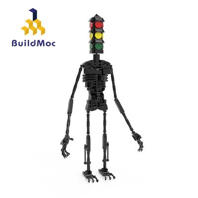 Buildmoc Ideas Siren Head Ampel Horror Legende MOC Bausteinsets Spielzeug für Kinder Kinder Geschenke Spielzeug 303PCS Bausteine