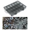 Organizer Container Storage Box Adjustable Divider Removable Grid Compartment for Jewelry Beads