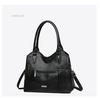 Large Capacity Soft Leather Minimalist Casual Tote Bag for Ladies