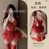 Sexy lingerie cute fluffy princess dress uniform sexy lace perspective suspender onesie temptation