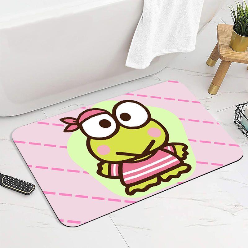 Big-eyed frog diatom mud absorbent mat bathroom non-slip floor mat toilet toilet foot mat toilet door mat