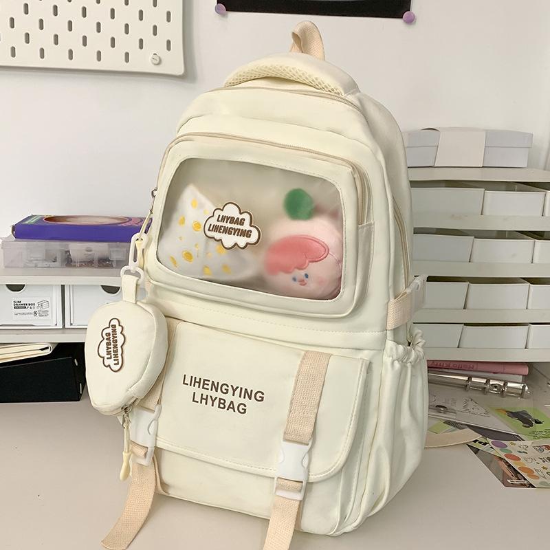 School Bag Children, Primary School Students, Girls, Junior High School Students, College Students, Large-capacity Two-piece Backpack,