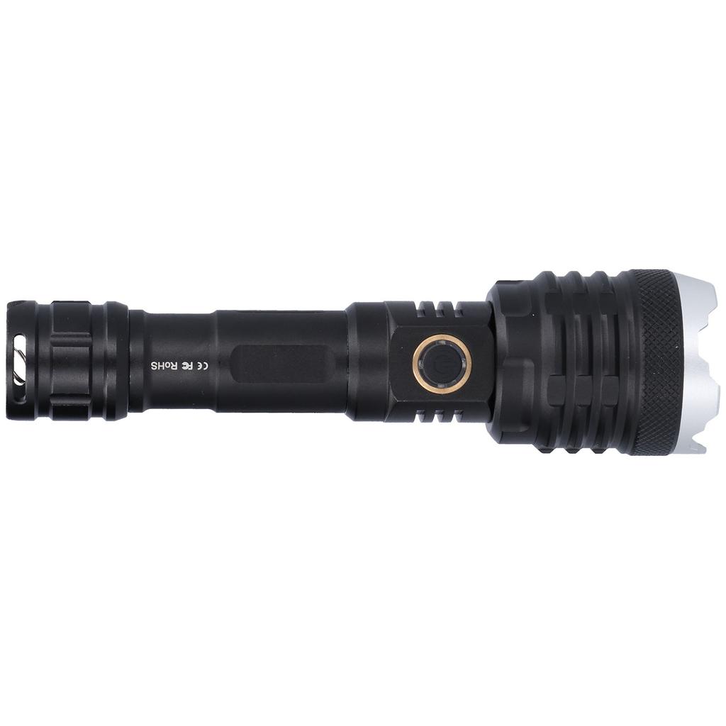 LED Flashlight 5?Gear 20000LM Waterproof Zoom Emergency Light for Home Hiking Camping USB Charging