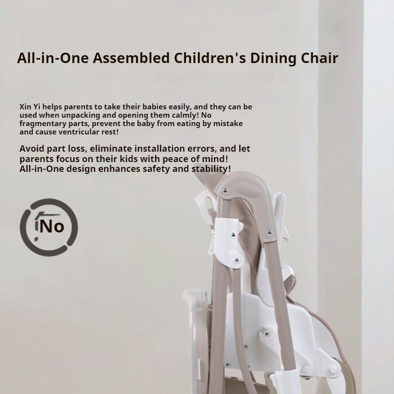 Baby Dining Chair Baby Eating Seat Household Movable Foldable Toddler Children's Meal